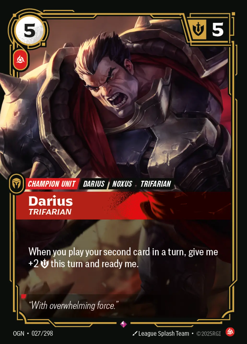 Darius, Trifarian