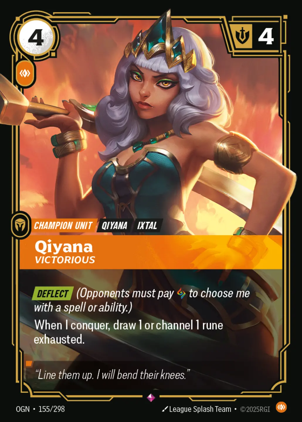Qiyana, Victorious